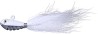 BOUNCING BUCKTAIL 112GRS 6/0 WHITE