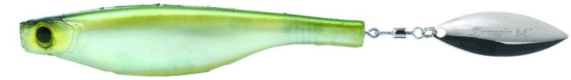DARTSPIN PRO JIG HEAD 4 1/2 ARKANSAS - SILVER monté x1