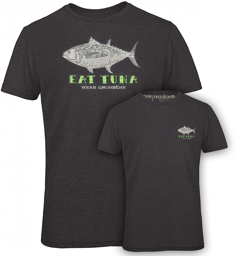 TEE SHIRT EAT TUNA T-SHIRT HEATHER CHARCOAL M (50168 - 011)