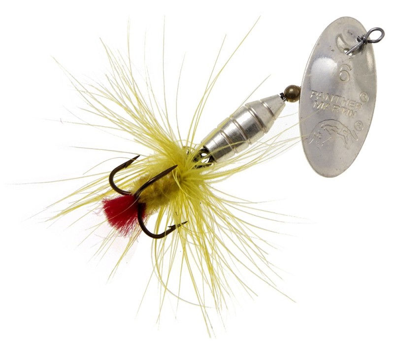 CUILLERE PMF-SY FLY SILVER YELLOW 4 (10/pck)