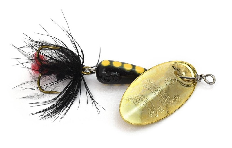 CUILLERE PMRF-GBK REGULAR GOLD/BLACK FLY 6 (10/pck)