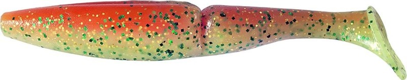 ONE UP SHAD 10 PIKE LTD 076 ORANGE GREEN