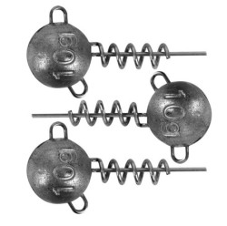Corkscrew Round Jig Heads 5g
