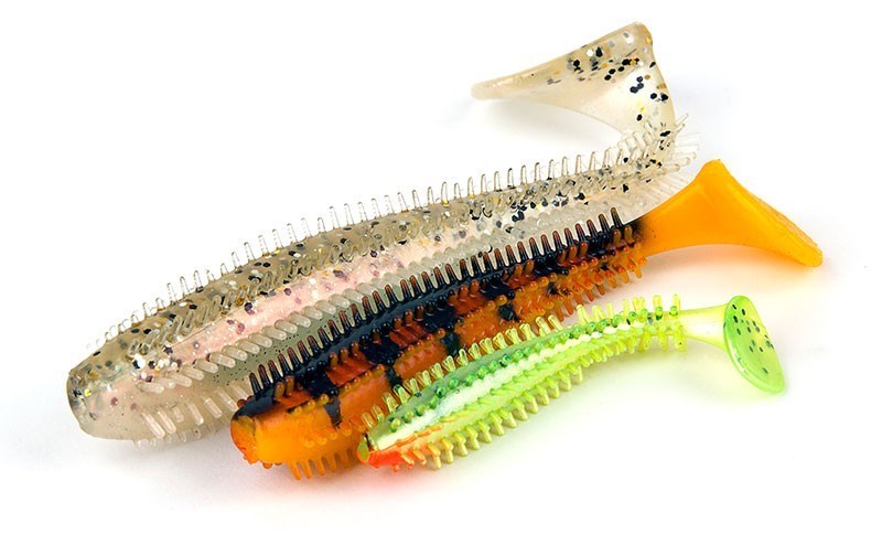 Fox Rage Spikey Shads Lemon Tiger 12cm
