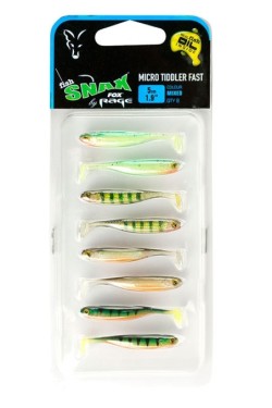 Mixed Colour Lure Packs Micro Grub Tail Mixed Colour 4cm x8