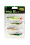 Mixed Colour Lure Packs Micro Tiddler Fast Mixed Colour 5cm x8