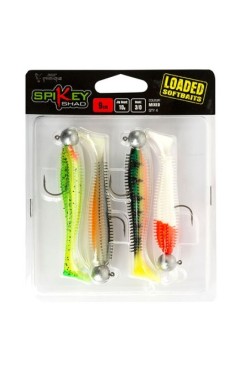 Mixed Colour Lure Packs Zander Pro Loaded mixed Colour 10g 3/0 - 10cm x4