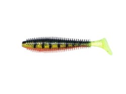 Fox Rage Ultra UV Spikey Shads Perch (UV) - 9cm