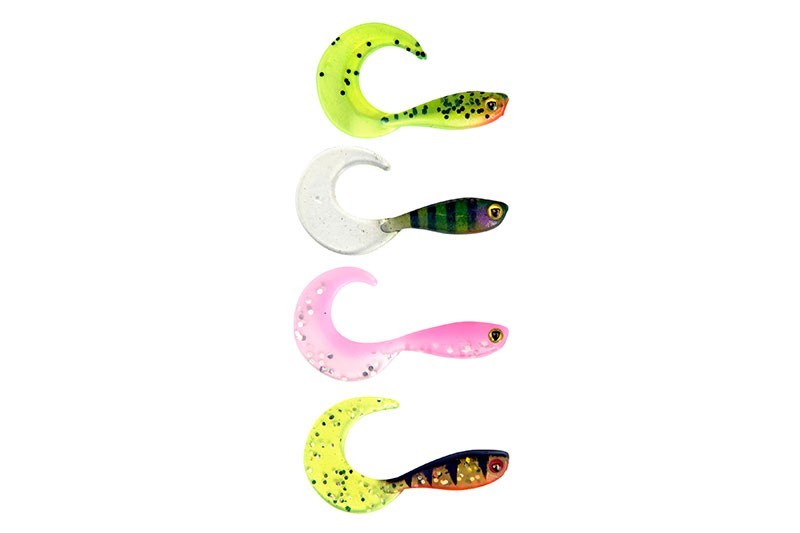 Micro Grub Tail UV Mixed Colour Pack 4cm 8pcs