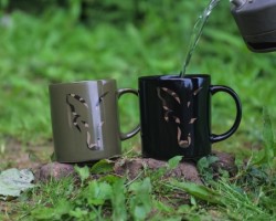 Fox Green and Camo Head Ceramic Mug