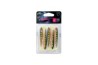 Slick Shad Packs 9cm 3,5in UV Stickleback 5pcs