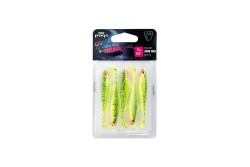 Slick Shad Packs 9cm 3,5in UV Stickleback 5pcs