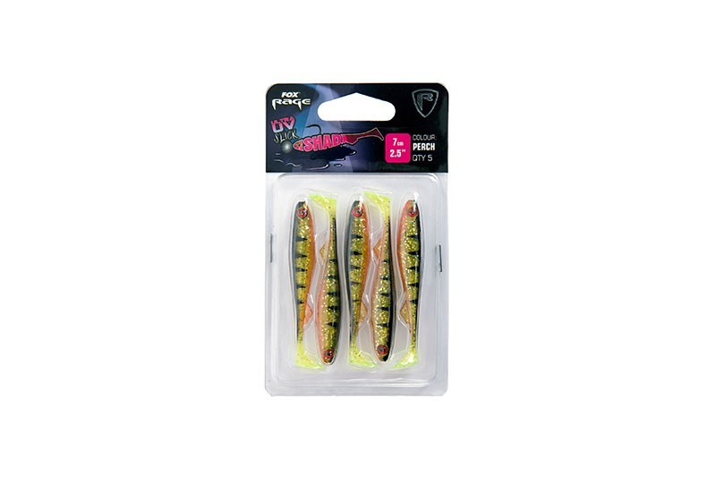 Slick Shad Packs 11cm 4,25in UV Stickleback 4pcs