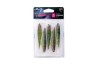 Slick Shad Packs 11cm 4,25in UV Lemontiger 4pcs