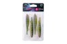 Slick Shad Packs 9cm 3,5in UV green pumpkin 5pcs