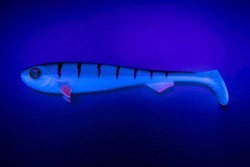 Super Slick Shad 18cm 7in UV Firetiger 2pcs