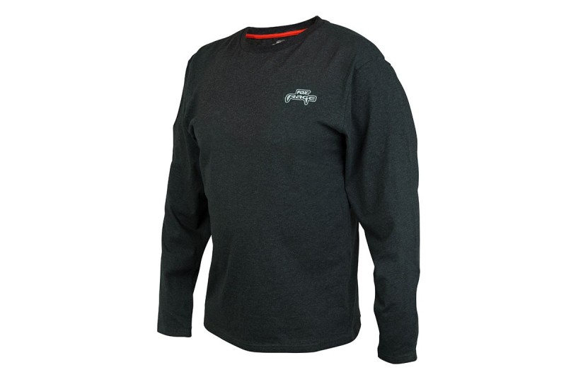 Fox Rage Black Marl long Sleeve T LARGE