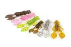 Fox Rage Ultra UV Floating Creatures Shovel Shad 7cm/2,75"" - UV Golden Glitter x 8pcs