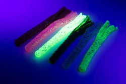 Fox Rage Ultra UV Floating Creatures Shovel Shad 7cm/2,75"" - Salt & Pepper UV x 8pcs