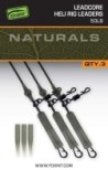 Edges Naturals Leadcore Heli Rig Leaders 50lb 3pcs