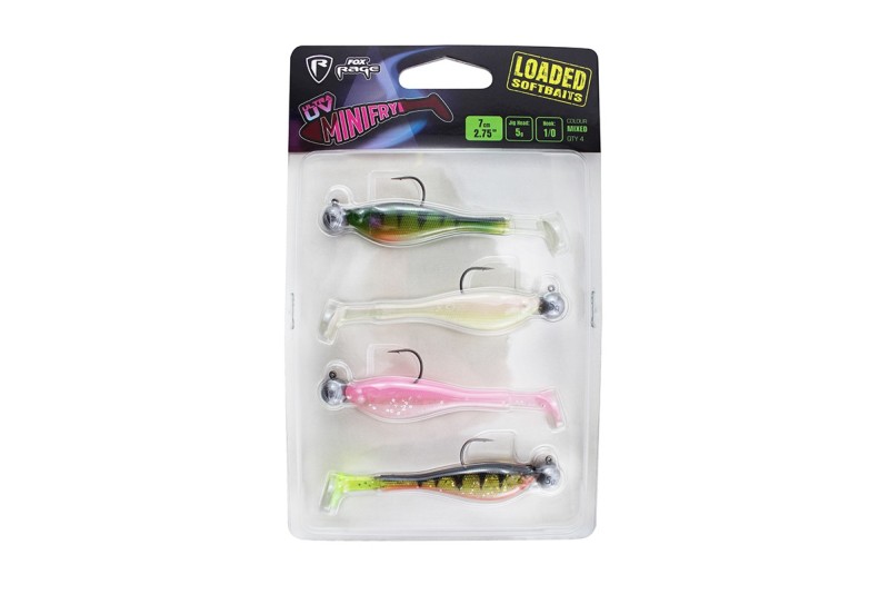 Mini Fry Loaded Mixed & UV Mixed Colours Packs 1 7cm 5g 1 0 4pcs