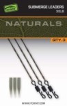 Edges Naturals Submerge Leaders 40lb 3pcs