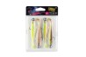 Slick Shad UV Mixed Colour Packs Loaded Head 1 9cm 7g 2 0 4pcs