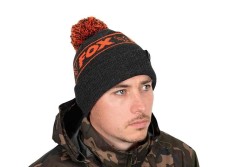 Collection Bobble Hat Black/Orange