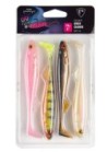 Slick Shad 9cm Mixed UV Colour Pack 5pcs