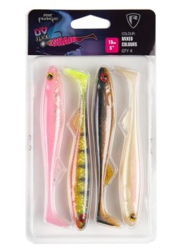 Slick Shad 11cm Mixed UV Colour Pack 4pcs