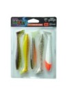 Spikey Shad 12cm x5 Mixed UV colour pack