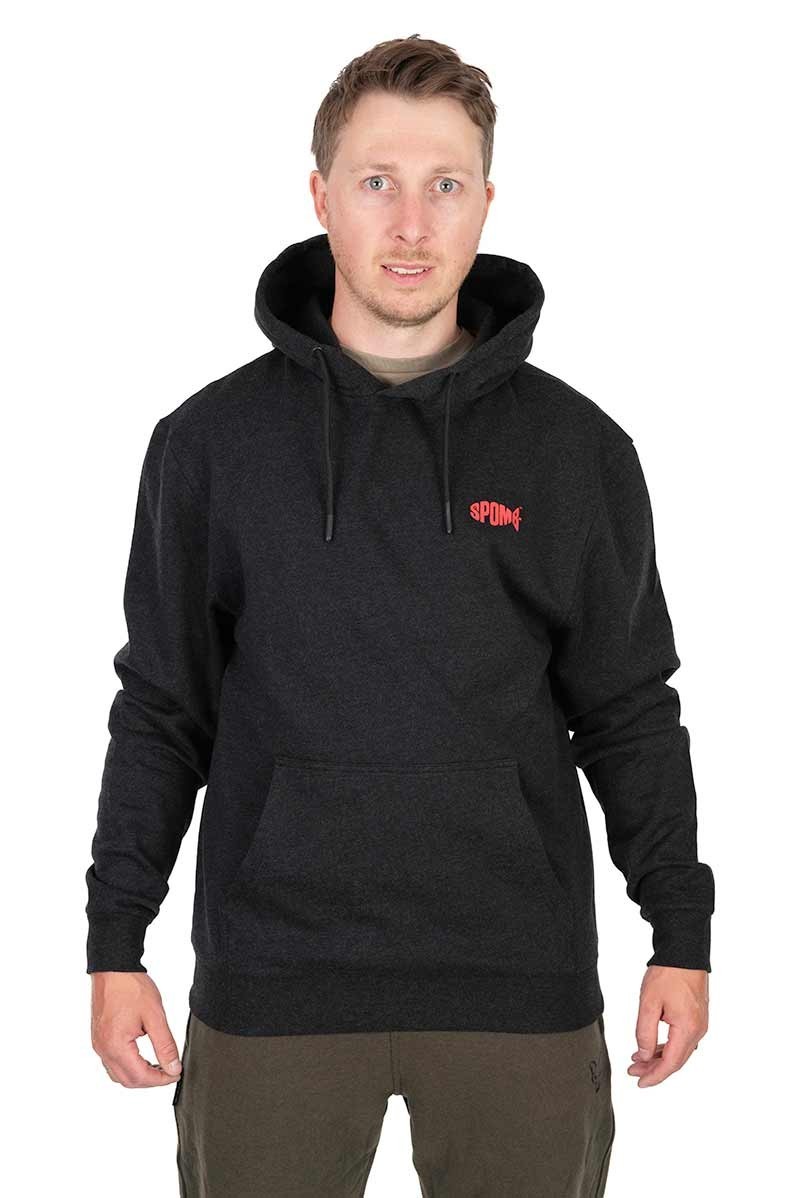 Spomb Black Marl Hoodie Pullover 3 XL