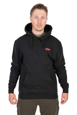 Spomb Black Marl Hoodie Pullover SMALL