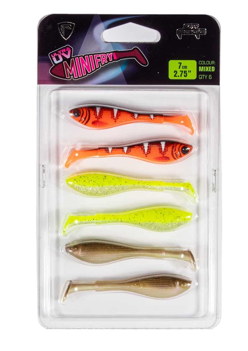 Mini Fry UV Mixed Colour Pack 1 7cm 6pcs