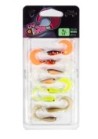 Micro Grub UV Mixed Colour Pack 4cm 8pcs