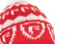Red and White Bobble Hat