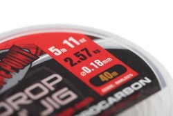 Strike Point Drop N Jig Fluorocarbon 9,37lb 0,25mm 40m