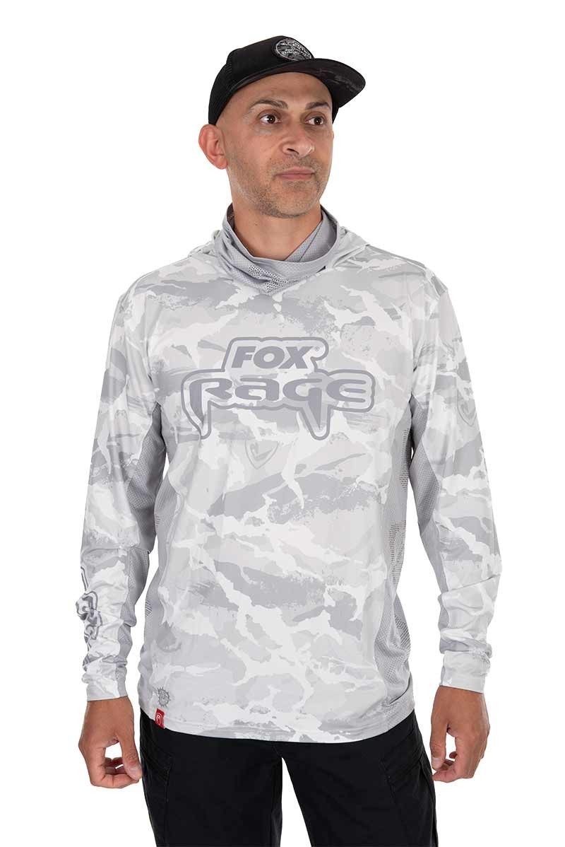 UV Hooded Light Camo Top 3XL