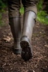 Neoprene lined Camo/Khaki Rubber Boot (Size 12)