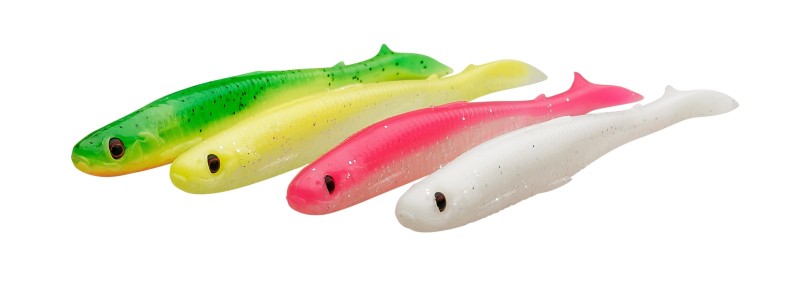 SLENDER SCOOP SHAD 11CM 7G CW MIX 4PCS