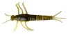 LB 3D PVC MAYFLY NYMPH 5CM 1G BLACK 8PCS