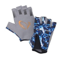 MARINE HALF GLOVE L SEA BLUE