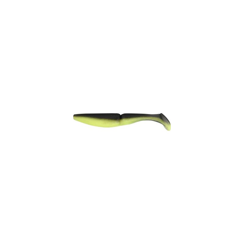 ONE UP SHAD 5 161 SOLID CHART BLACK (hard blister)