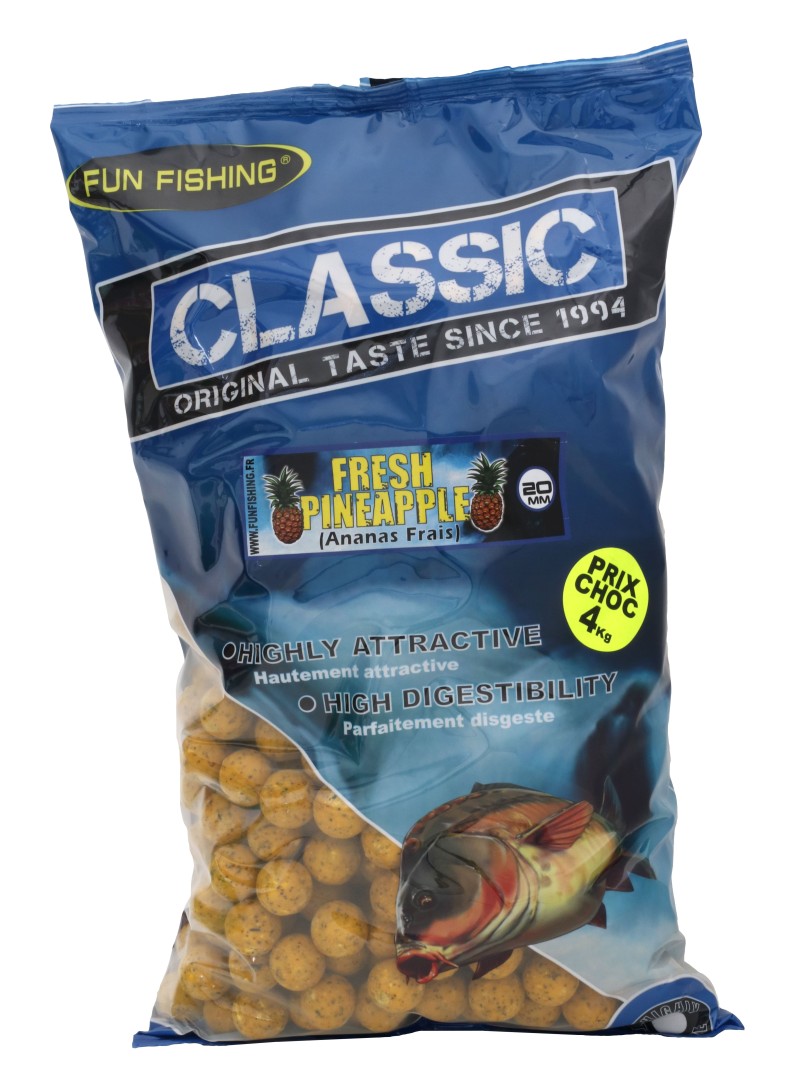 Classic - Bouillettes - 4kg - 20mm - Ananas Frais