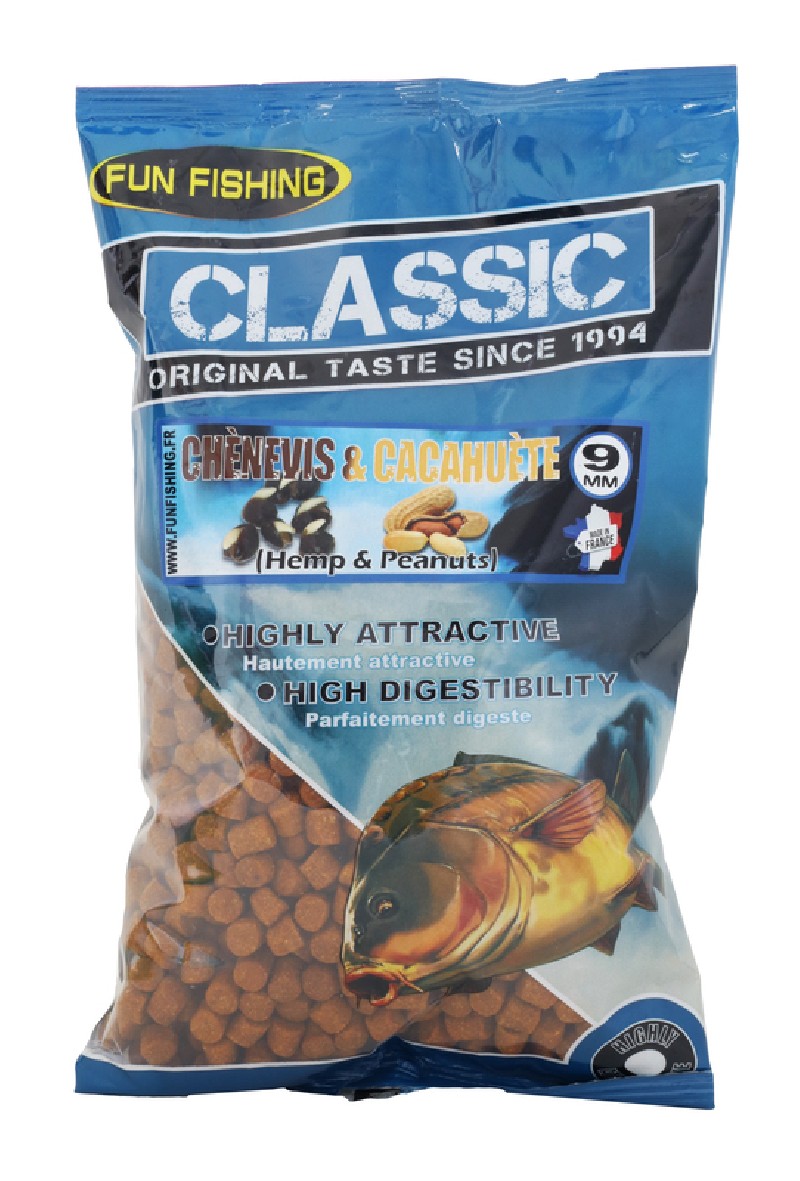 Classic - Pellets - 700gr - 9mm - Chenevis Cacahuete