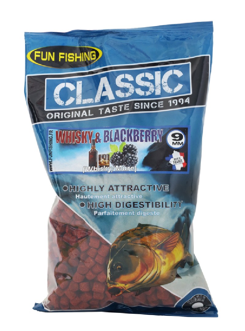 Classic - Pellets - 700gr - 9mm - Whisky Blackberry