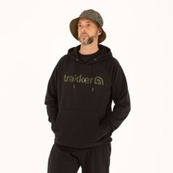 Trakker CR Logo Hoody Black Camo - Small