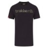 Trakker CR Logo T-Shirt Black Camo - Small