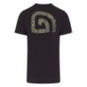 Trakker CR Logo T-Shirt Black Camo - Small