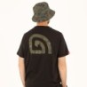 Trakker CR Logo T-Shirt Black Camo - Small